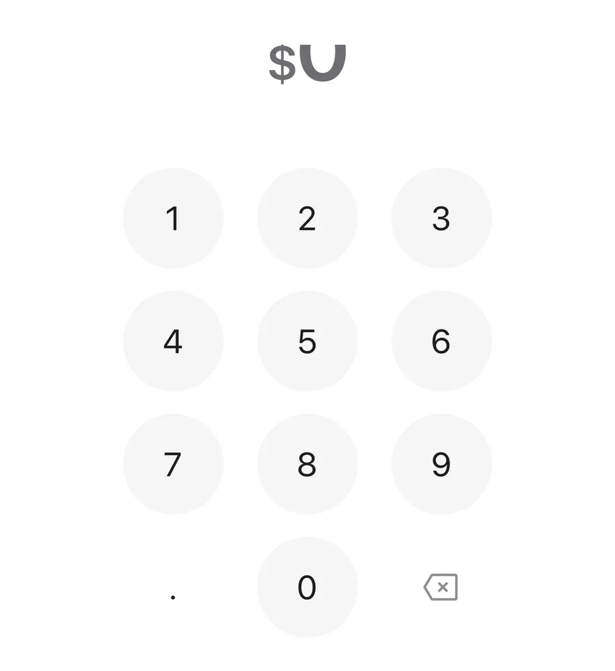 Amount Input (with max) on iOS in light mode