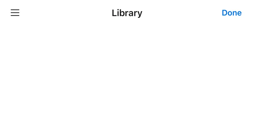 Header (leading actions) on iOS in light mode