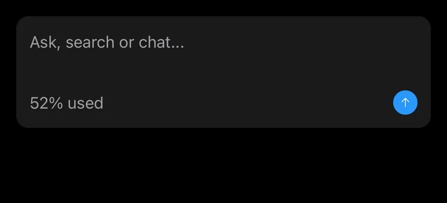 Input Group (with textarea) on iOS in dark mode