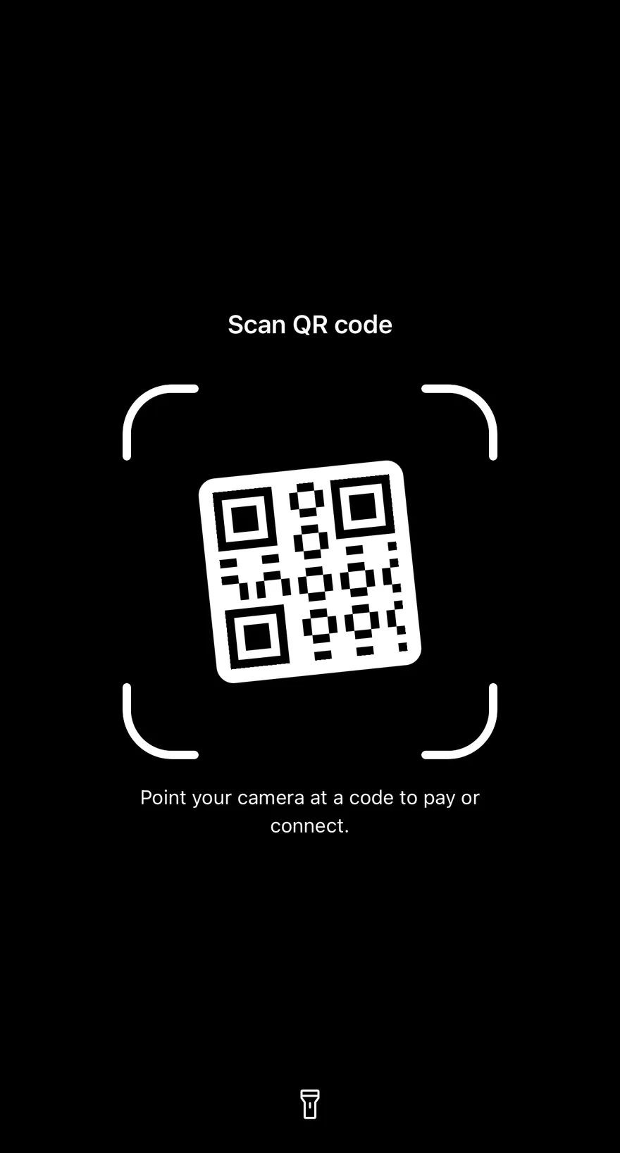 Qr Scanner on iOS in light mode