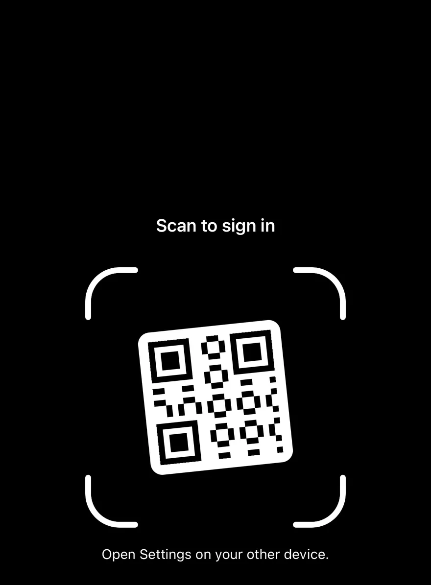 Qr Scanner (without torch) on iOS in dark mode