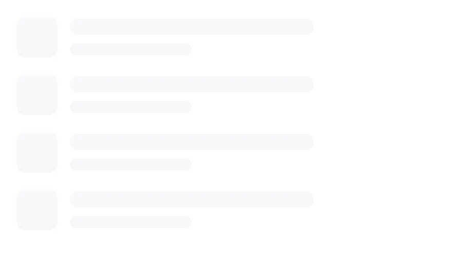Skeleton (list) on iOS in light mode