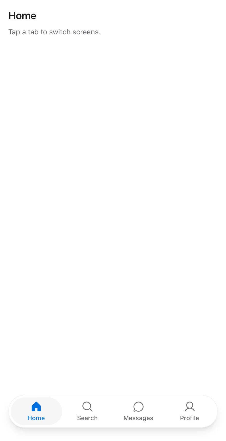 Tab Bar (without badges) on iOS in light mode