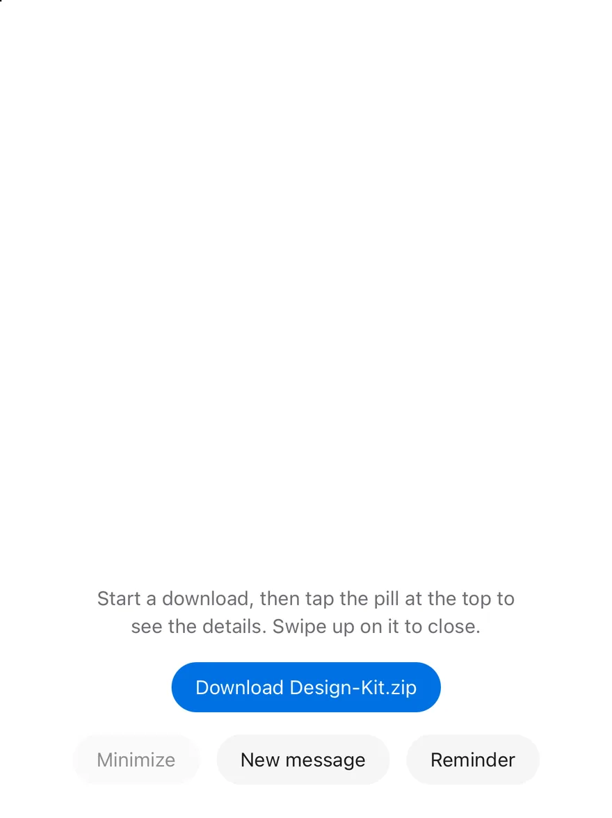 Island (live activity) on iOS in light mode