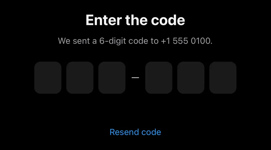 Otp Autofill on iOS in dark mode