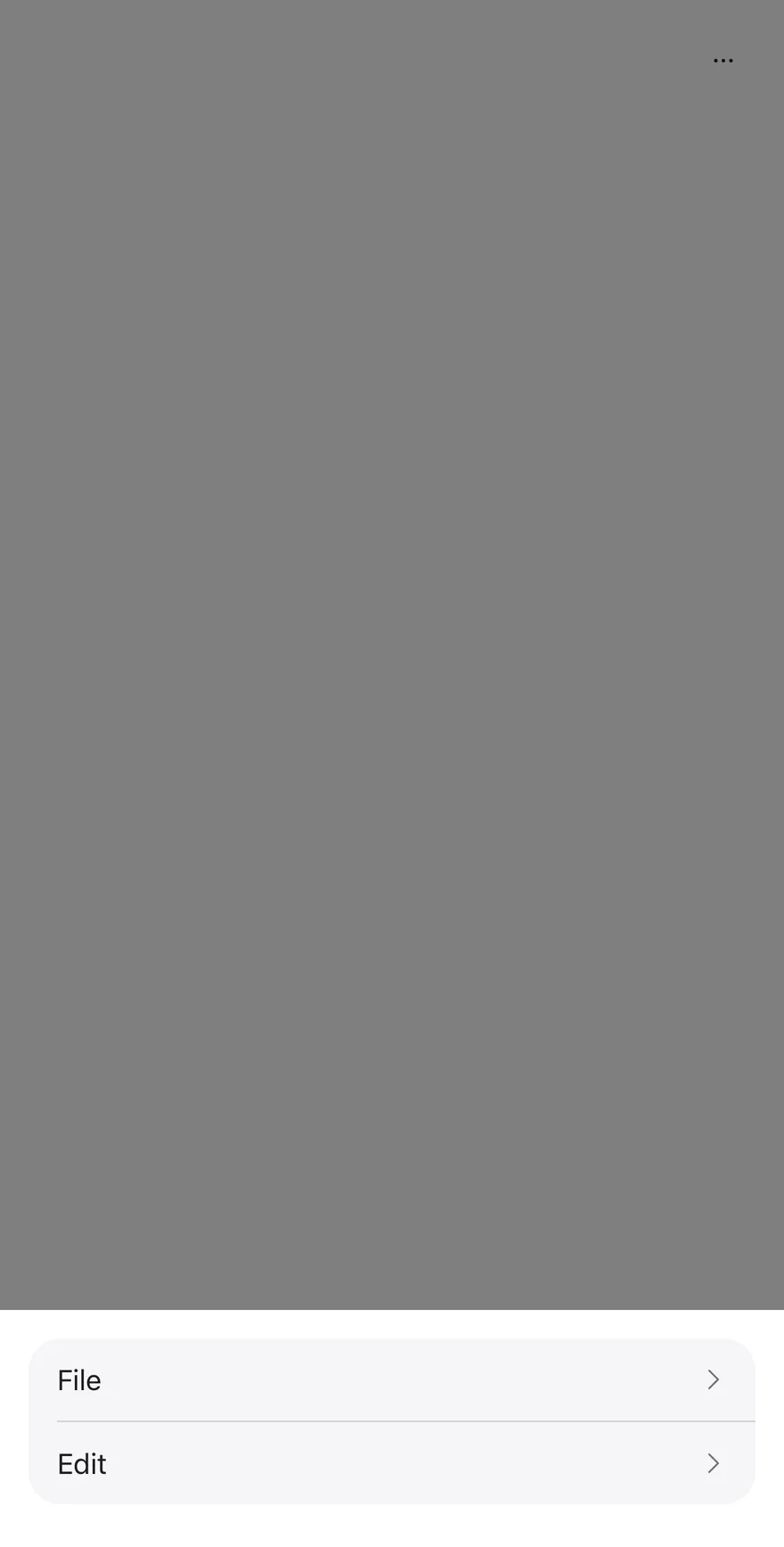 Action Bar (not dismissible) on iOS in light mode